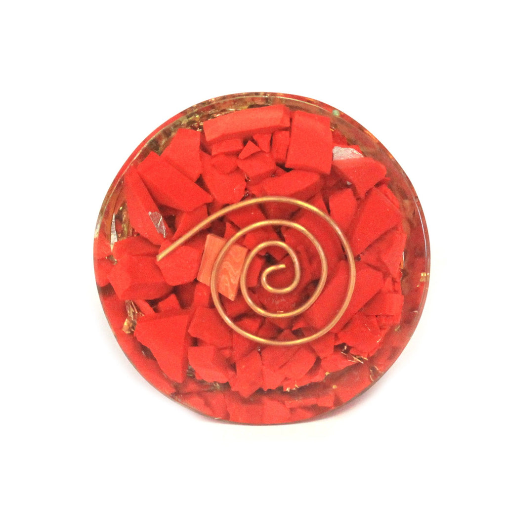 Orgonite Cone - 80mm - (Chakra Multichip) image 3