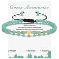 Green Aventurine Adjustable Bracelet 4mm image 0