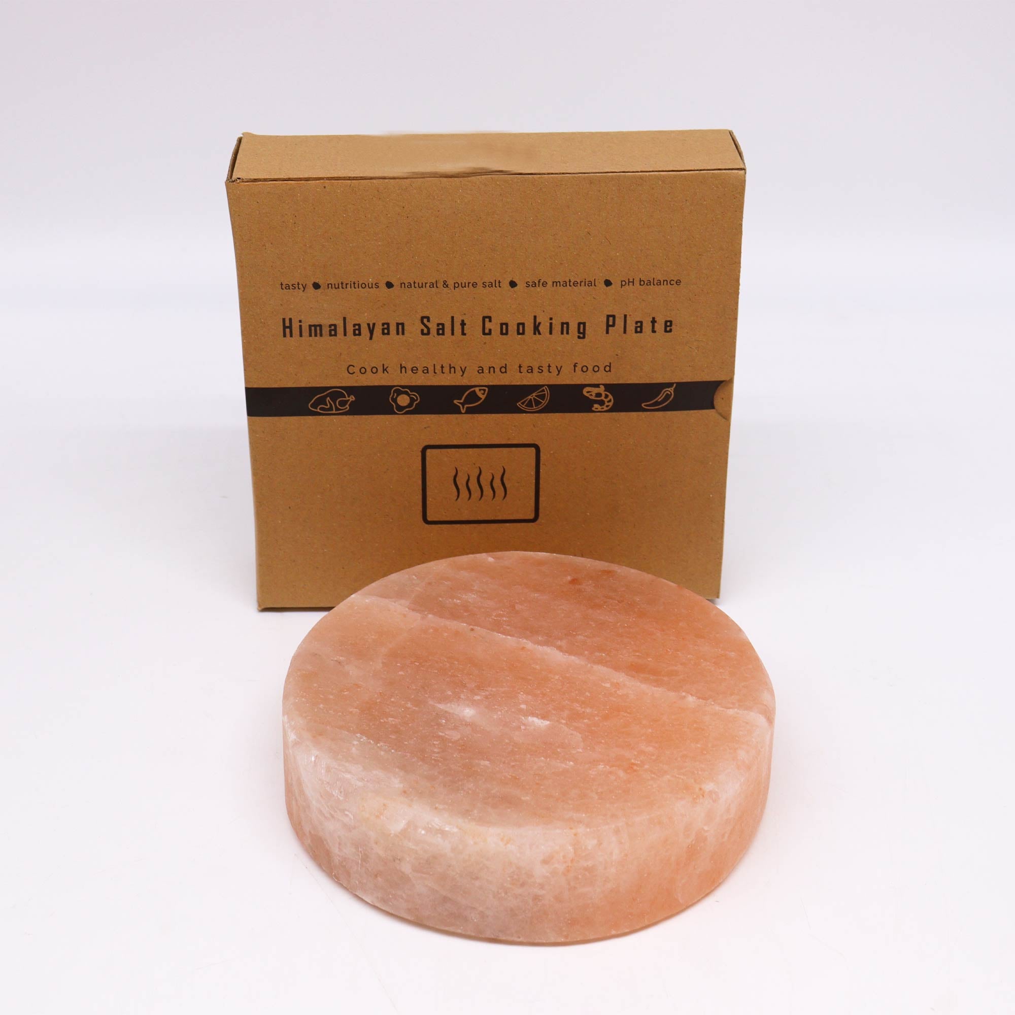 Himalayan Salt Cooking Plate - Round - 20x20x5cm image 0