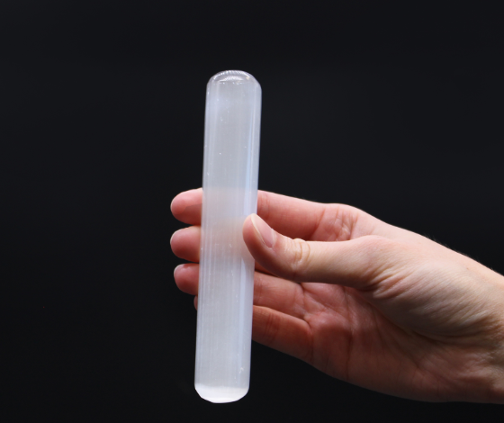 White Selenite Wand 5"-6" image 1