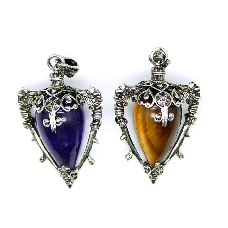 Agate Opal Water Droplets Pendant image 2