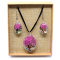 copy of Pressed Flowers - Tree of Life set - Bright Pink image 0