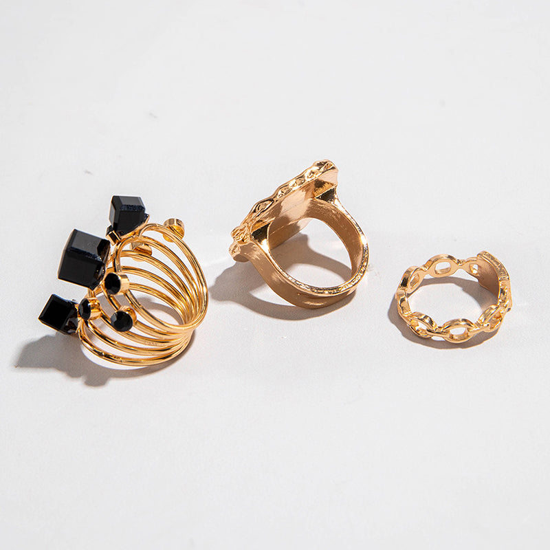 Casual Original Geometric Allow Rings image 3