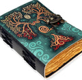 Goddess Aged Looking Paper Leather Journal w/ Latch image 0