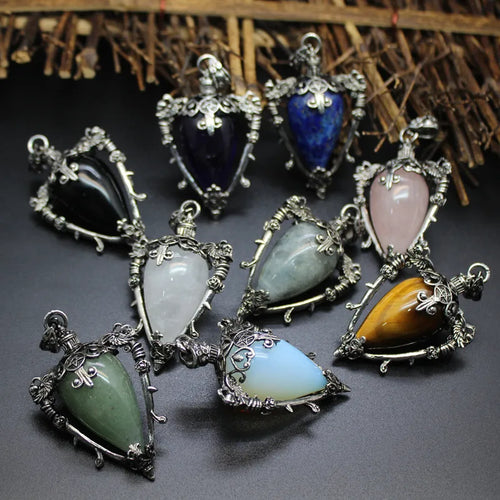 Agate Opal Water Droplets Pendant image 0