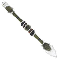 Protective Empowerment Moldavite Arrowhead Medium Wand image 0