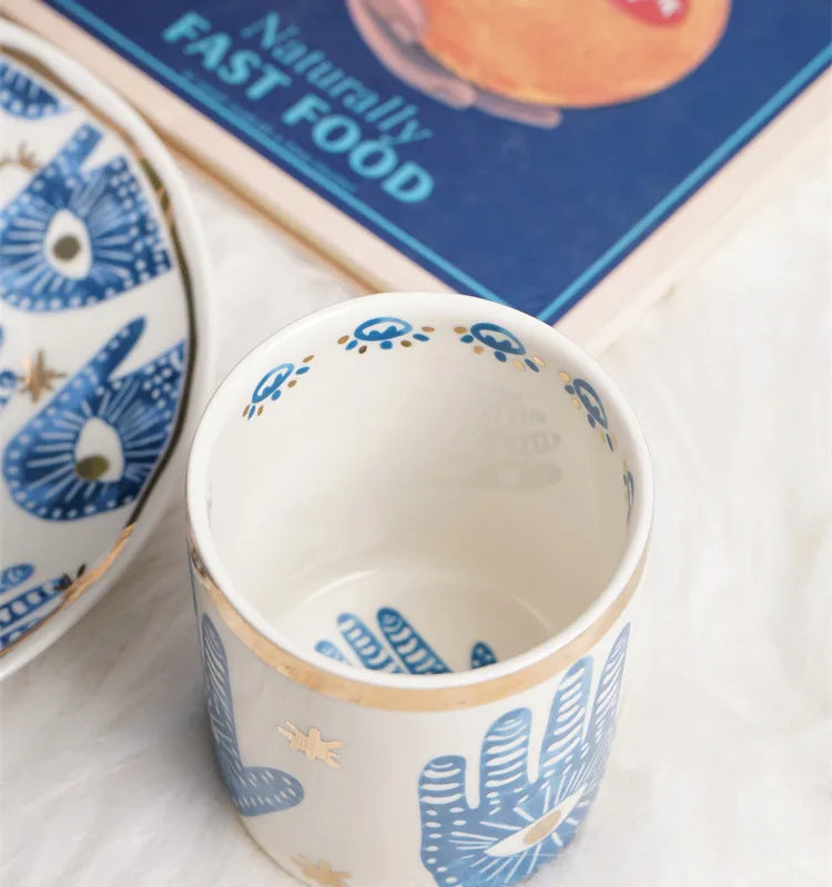 Hand Evil Eye Porcelain Dishware image 12