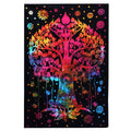 Single Cotton Bedspread + Wall Hanging - Bodhi Tree image 0