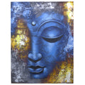 Buddha Painting - Blue Face Abstract image 0