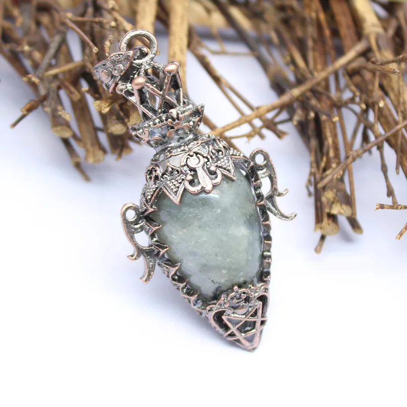 Natural Stone Geometric Pendant Jewelry Accessories image 5