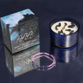 Zodiac Crystal Candle with Gemstone Bracelet - Aquarius image 0
