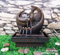 Shell Water Fountain Crystal Ball image 0