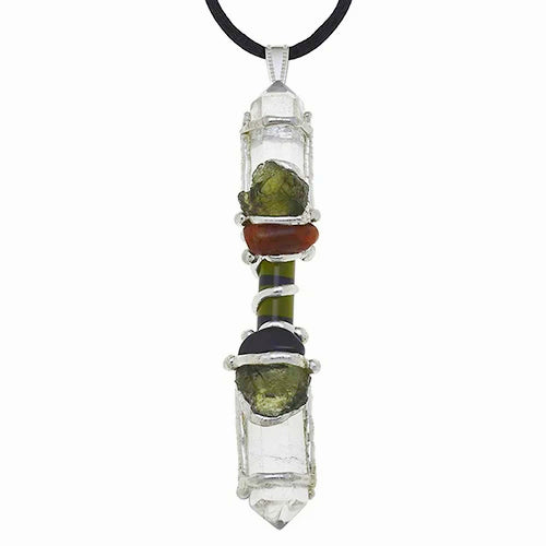Protective Empowerment Moldavite Pendant image 0