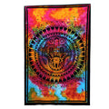 Single Cotton Bedspread + Wall Hanging - Hamsa image 0