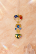 7 Chakra Heart sun catcher 13" 1/2 image 0