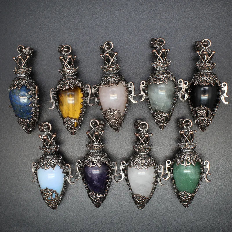 Natural Stone Geometric Pendant Jewelry Accessories image 7