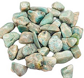 1 lb Amazonite Tumbled Stones image 0