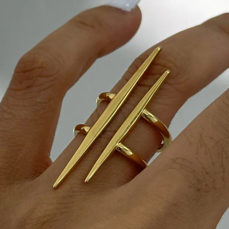 Jewelry Classic Style Parallel Double-Layer Lines 304 Stainless Ste image 0