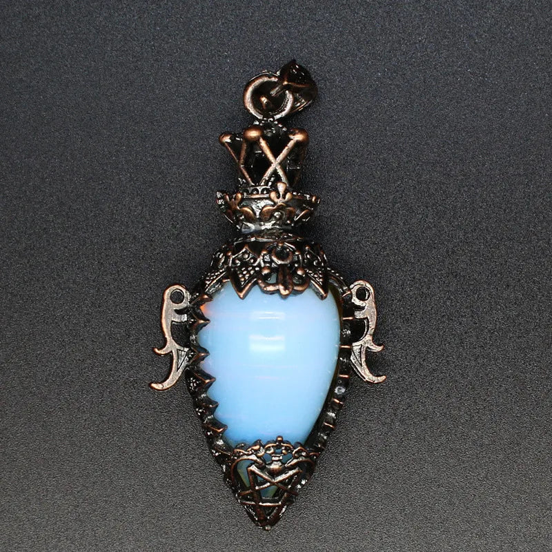 Natural Stone Geometric Pendant Jewelry Accessories image 1