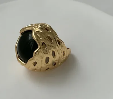Arylic Allow Copper Open Ring (black2) image 3