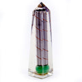 Orgonite Obelisk Power Point Green Aventurine - 110x30mm image 0