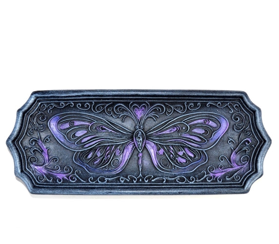 7 1/2" Butterfly incense holder image 0