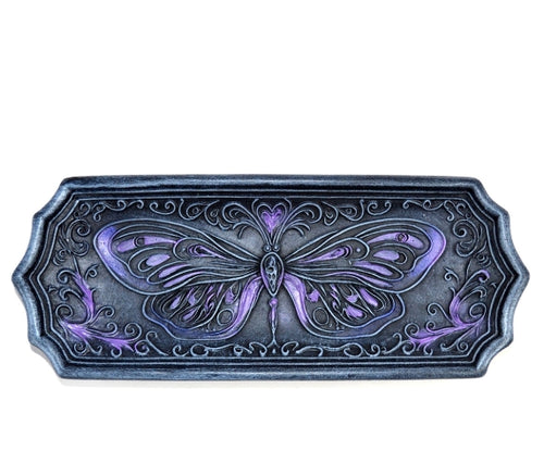 7 1/2" Butterfly incense holder image 0