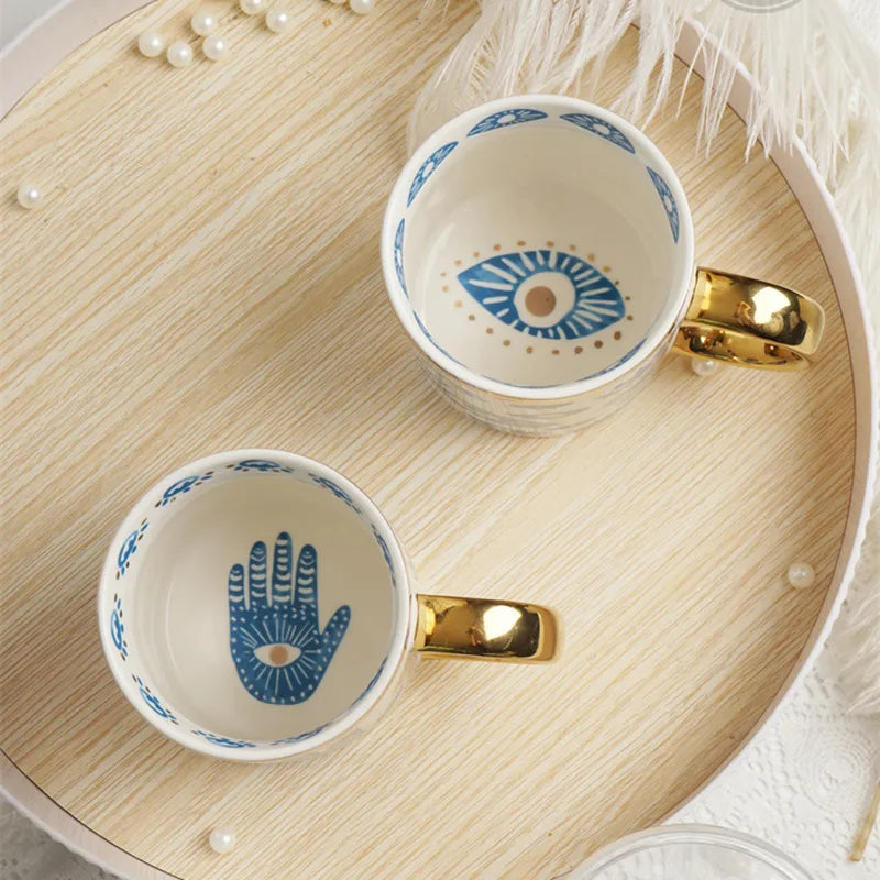 Hand Evil Eye Porcelain Dishware image 3