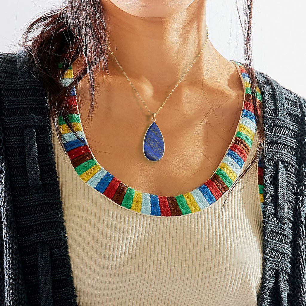 Lapiz Necklace Elegant Simple Style image 1