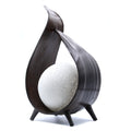 Natural Coconut Lamp - Chocolate Wrapover Twist image 0