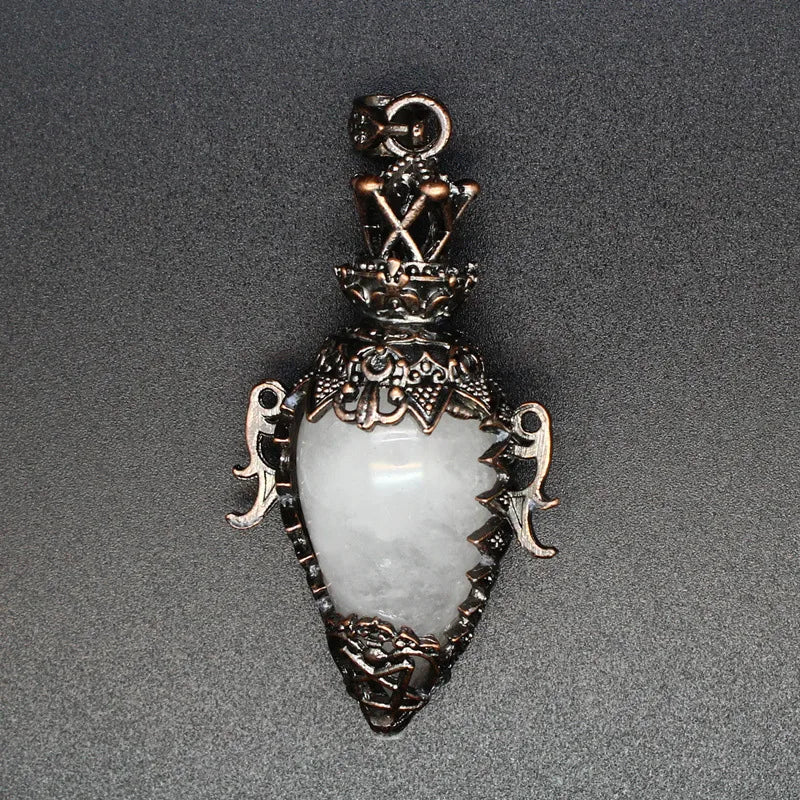 Natural Stone Geometric Pendant Jewelry Accessories image 3