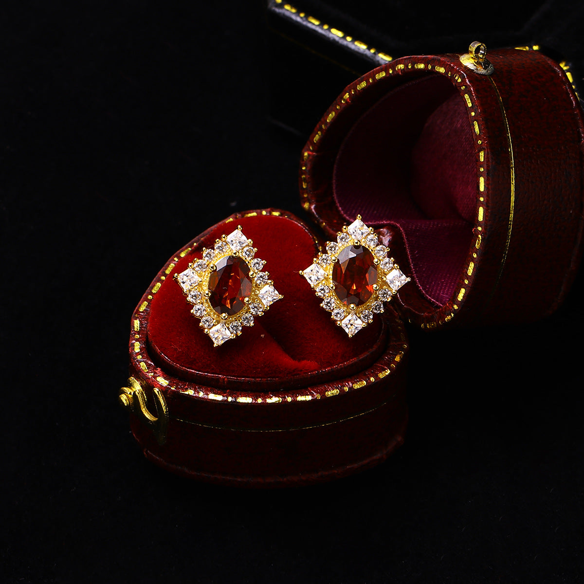 Garnet Natural Jewelry Set image 0