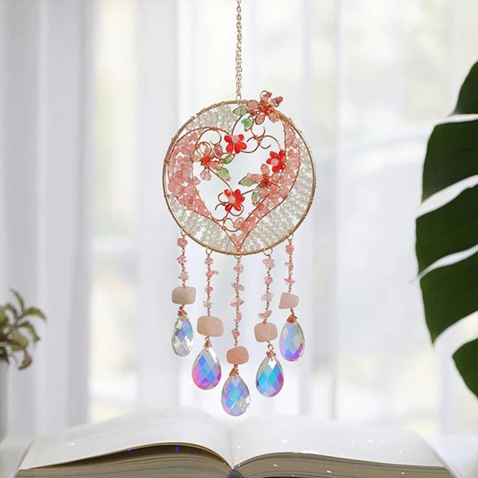 Rose Quartz Heart Sunatcher image 0