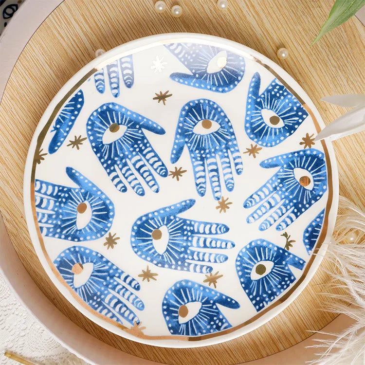Hand Evil Eye Porcelain Dishware image 5