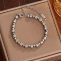 Casual Titanium Steel 18k Plated Gold Bracelet image 0