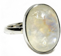 Moonstone 925 Ring Size 6 & 7 image 0
