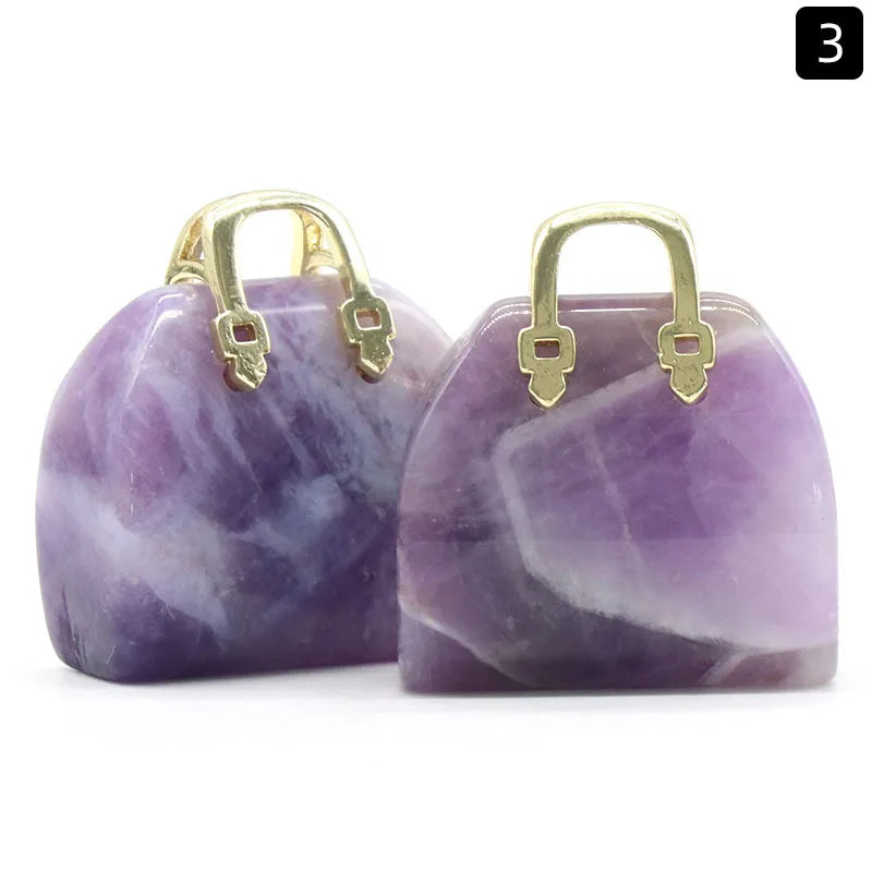 Crystal Gem Purse Bag Pendant image 6