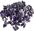1 lb Amethyst Tooth 1-15mm Tumbled Stones image 0