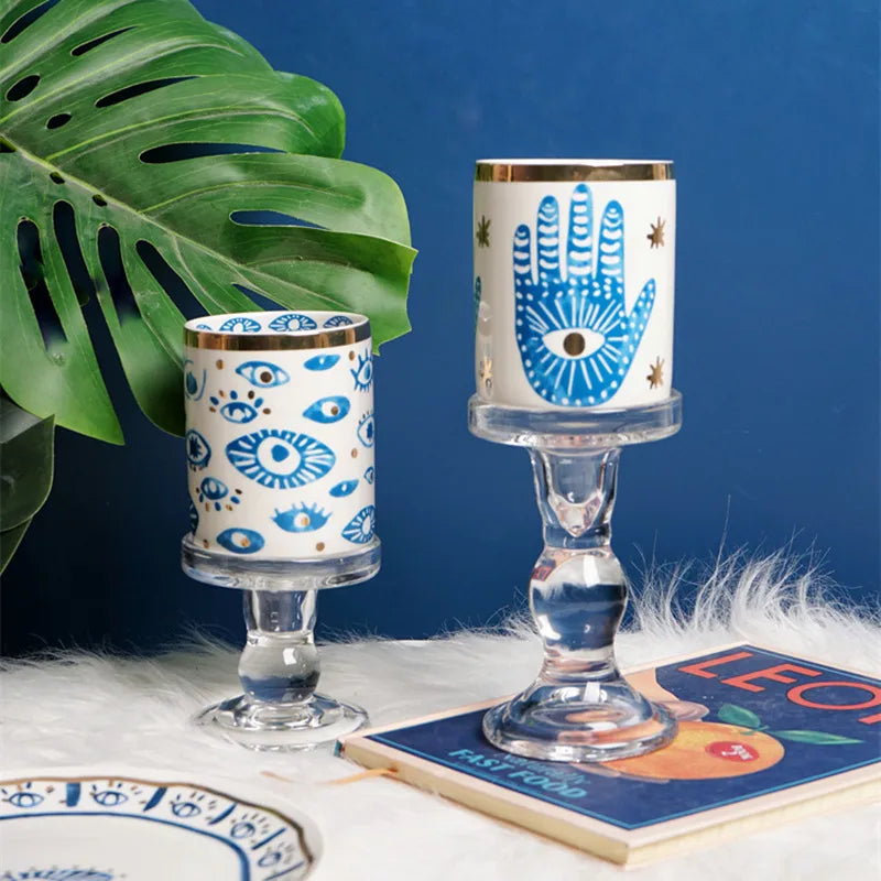 Hand Evil Eye Porcelain Dishware image 1